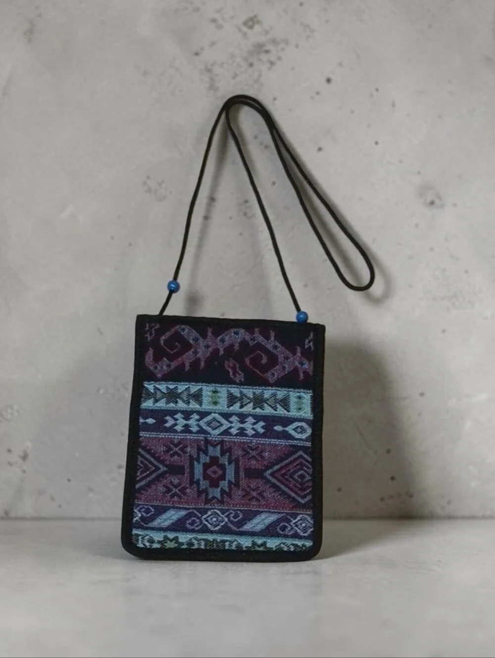 Flat Tapestry Woven Artisan Pouch | Purse | Kilm Crossbody